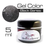 GEL COLOR BLACK BLUE GLITTER - 5 ml