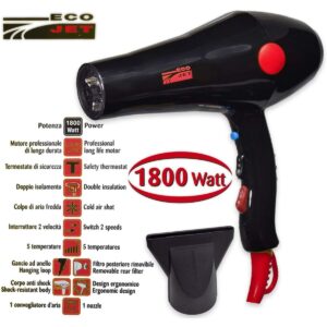 Phon giubra new eco jet 1800 watt nero